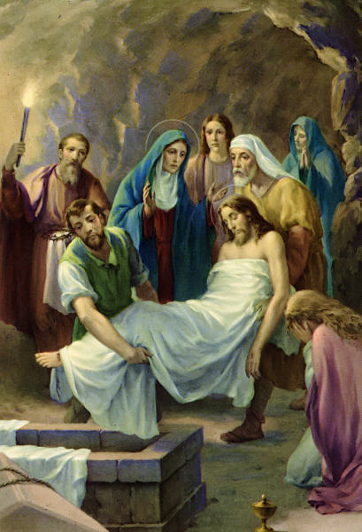 sc14.jpg - 14 - Jesus is Laid in the Sepulchre